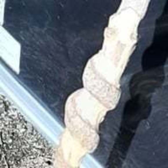 Glass tip handmade walking stick - Picture 7 of 7